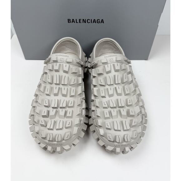 Size 43EU/10US - Balenciaga Defender Beige Clogs🥯 NEW/RETAIL $1,050! - Picture 3 of 14